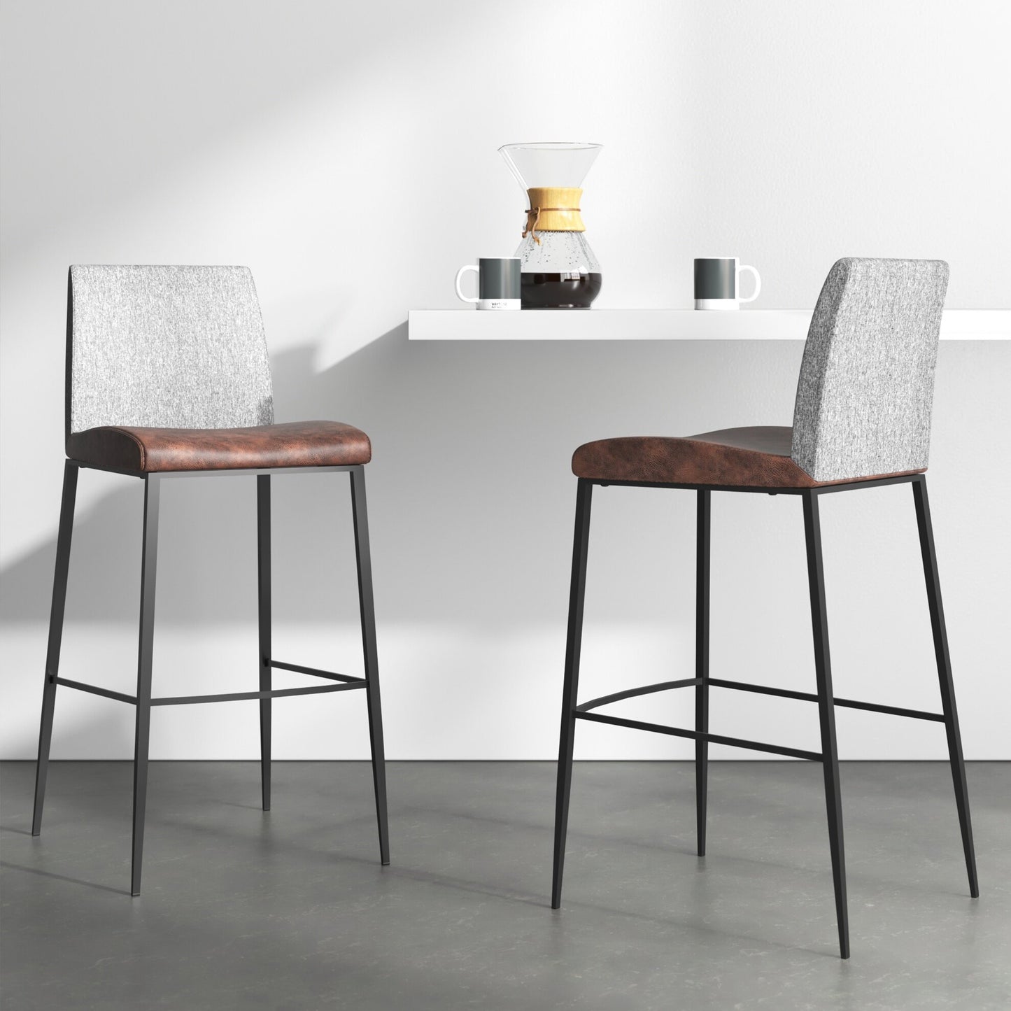Rasmus Bar Stool 30570LTBRN